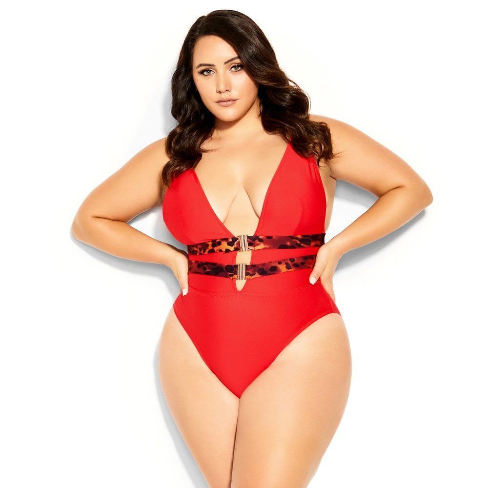 City Chic It's a Vibe Swimsuit.